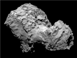 Hovedet på komet 67P/Churyumov-Gerasimenko